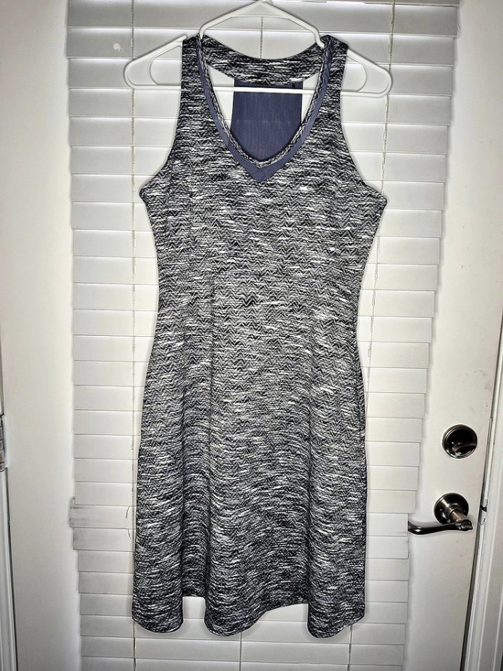 MPG Sport Womens Tennis Golf Dress Size M Space Dye Racerback Mesh Athletic Top